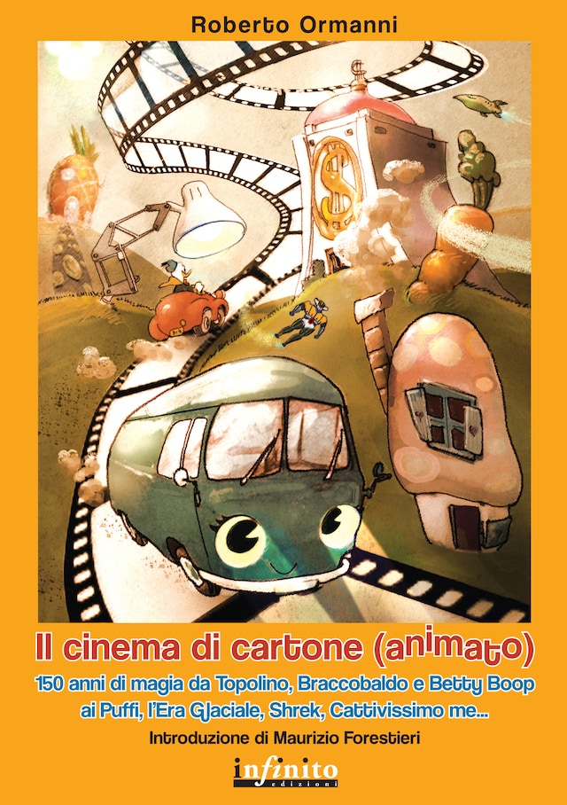 Kirjankansi teokselle Il cinema di cartone (animato)