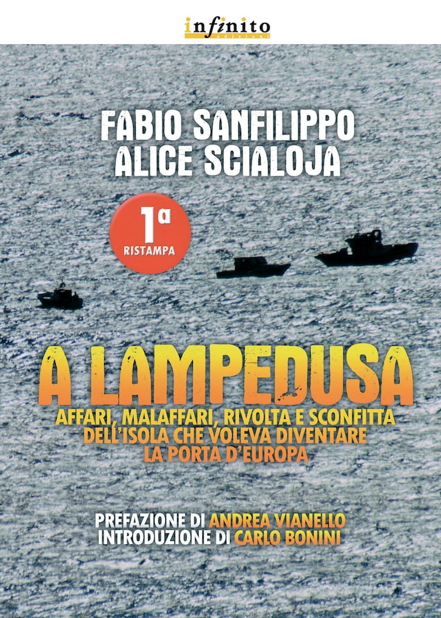 Copertina del libro per A Lampedusa
