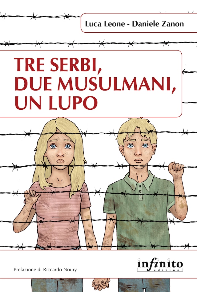 Book cover for Tre serbi, due musulmani, un lupo