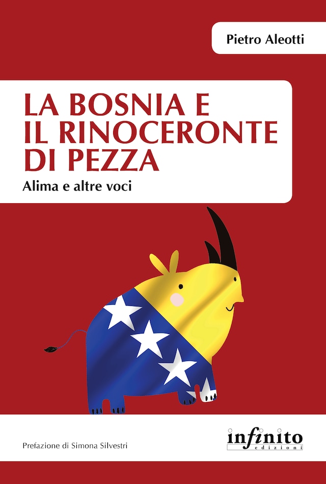 Book cover for La Bosnia e il rinoceronte di pezza