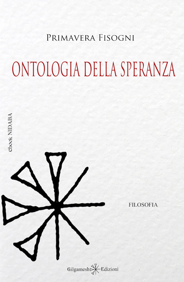 Kirjankansi teokselle Ontologia della speranza