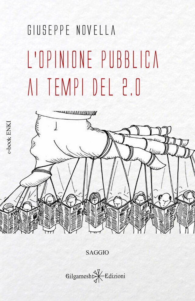 Book cover for L'opinione pubblica ai tempi del 2.0