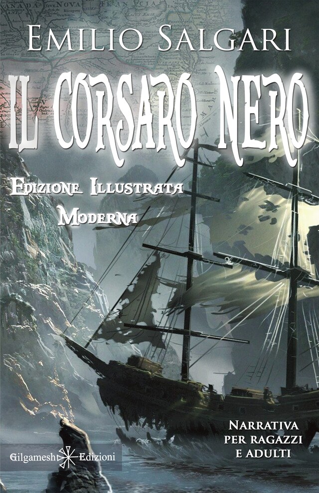 Couverture de livre pour Il Corsaro Nero (Illustrato)