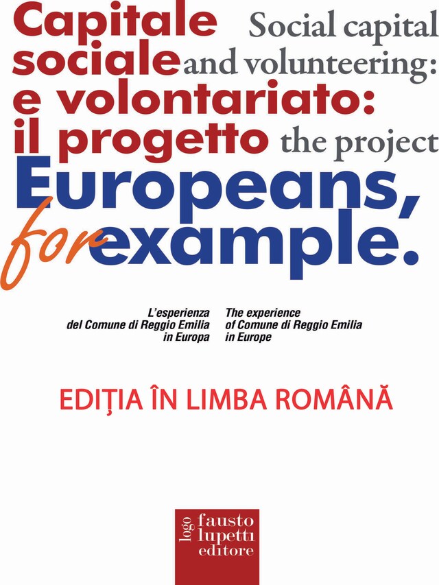 Portada de libro para Europeans for Example