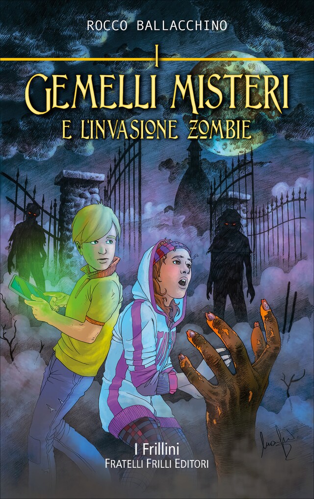 Copertina del libro per I Gemelli Misteri e l'invasione zombie