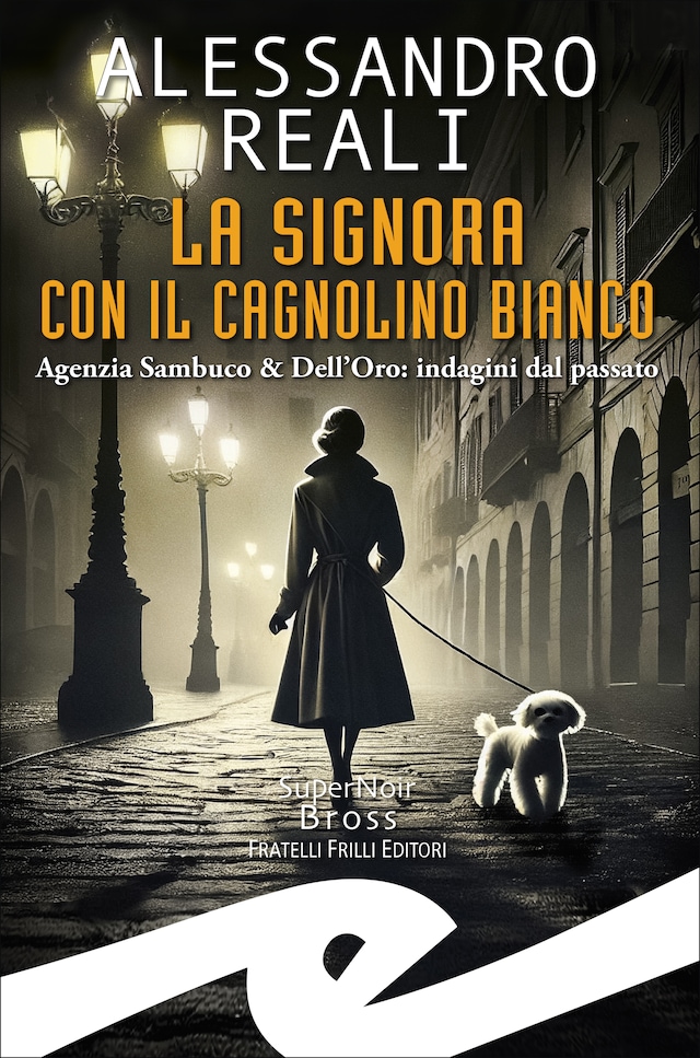 Book cover for La signora con il cagnolino bianco