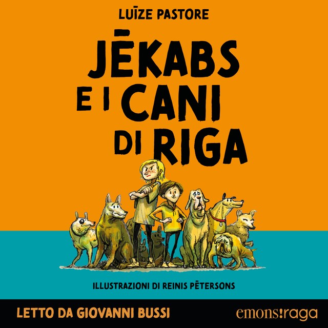 Couverture de livre pour Jekabs e i cani di Riga