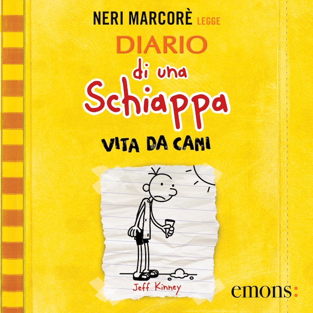 Buchcover für Diario di una schiappa 4 Vita da cani