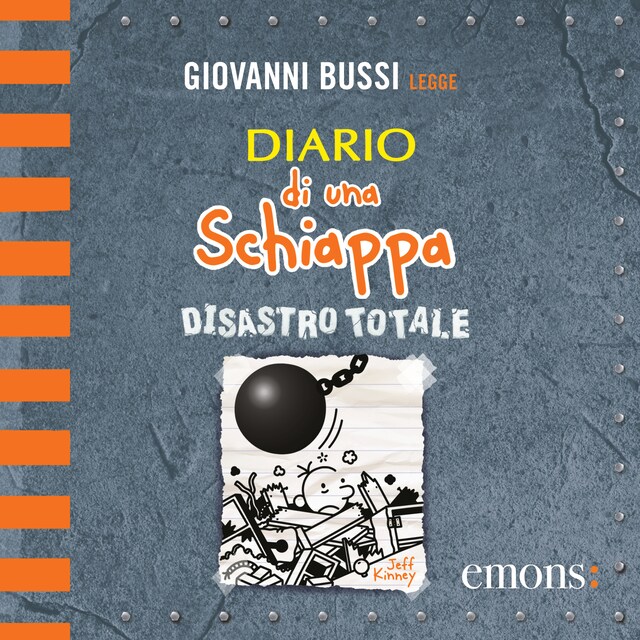 Couverture de livre pour Diario di una schiappa 14 - Disastro totale