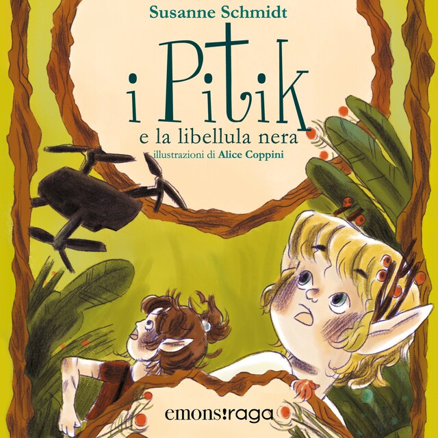 Portada de libro para I Pitik e la libellula nera