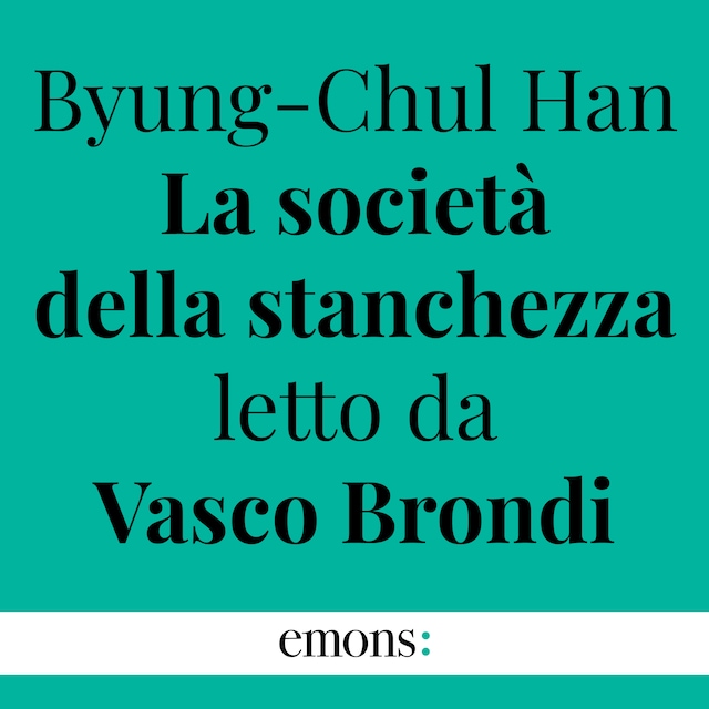 Boekomslag van La società della stanchezza