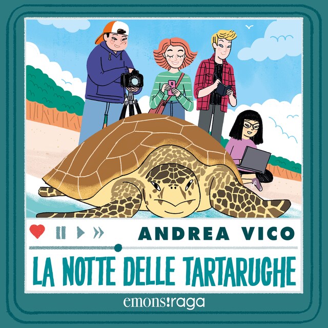 Couverture de livre pour La notte delle tartarughe