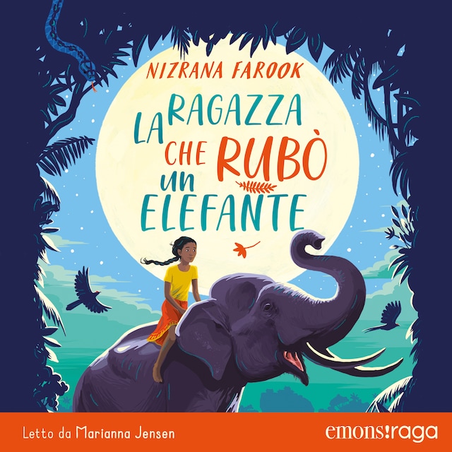 Couverture de livre pour La ragazza che rubò un elefante