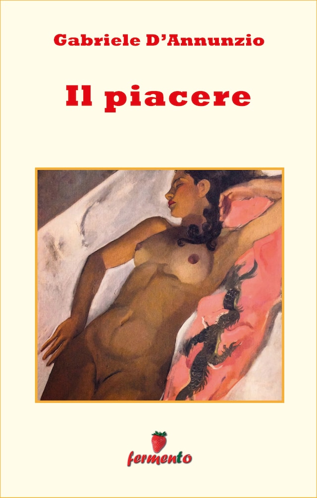 Book cover for Il piacere