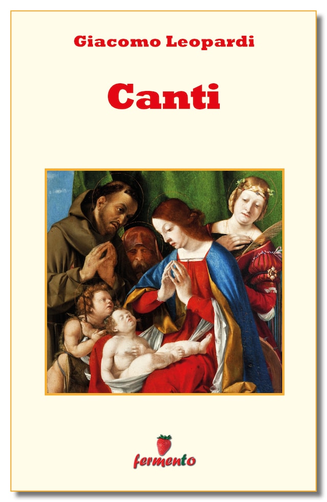 Book cover for Canti - Le più belle poesie di Leopardi