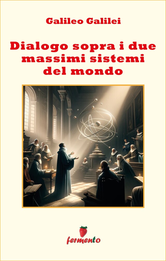 Kirjankansi teokselle Dialogo sopra i due massimi sistemi del mondo