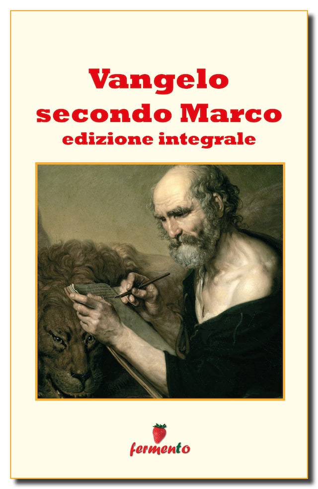 Kirjankansi teokselle Vangelo secondo Marco