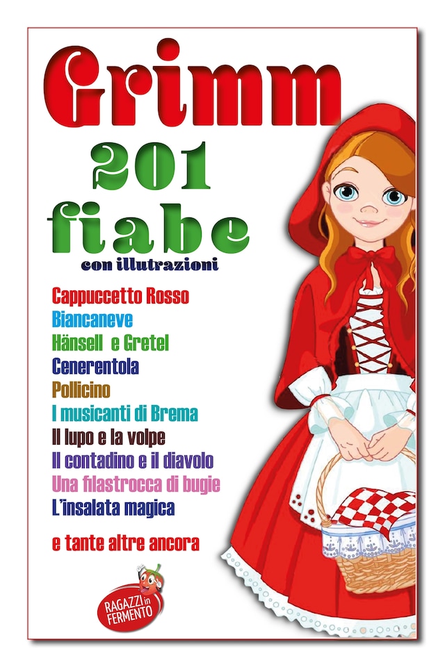Book cover for Grimm 201 fiabe