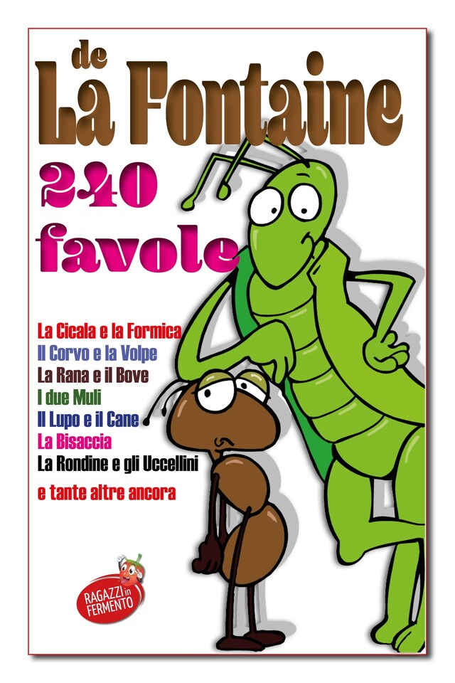 Book cover for La Fontaine 240 favole