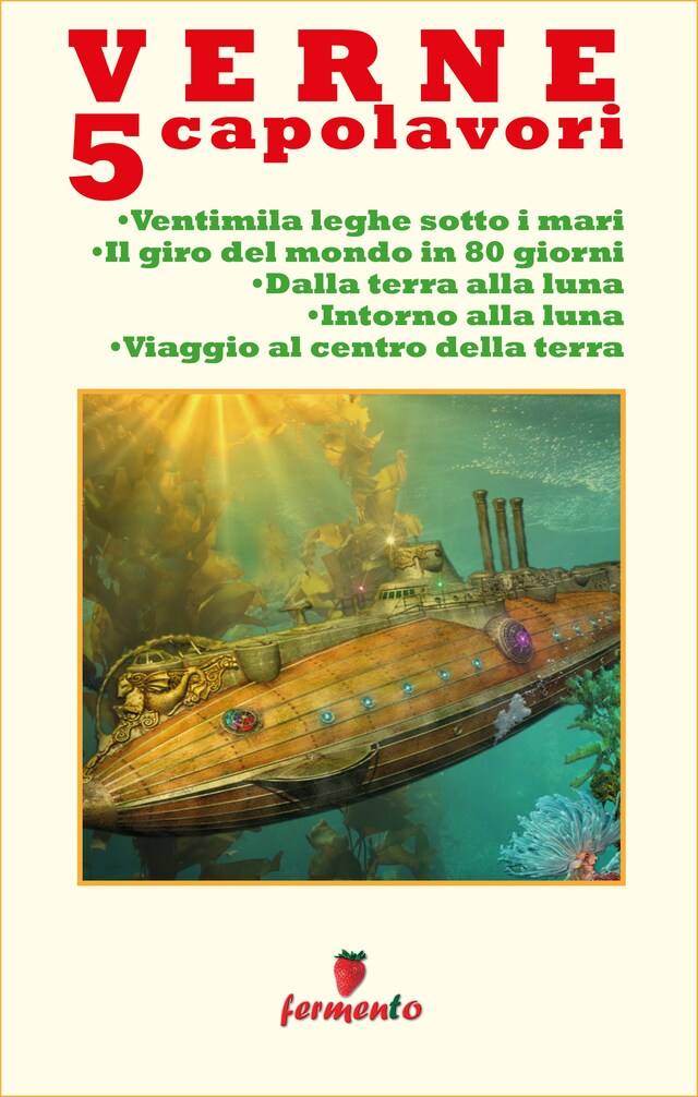 Portada de libro para Verne 5 Capolavori