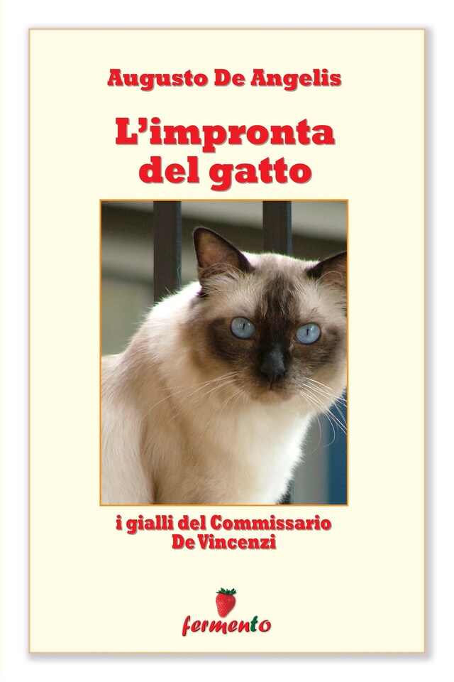 Kirjankansi teokselle L'impronta del gatto - I gialli del Commissario De Vincenzi