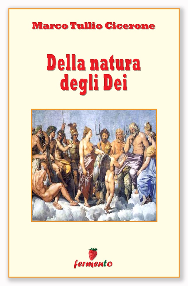 Book cover for Della natura degli dei - versione revisionata