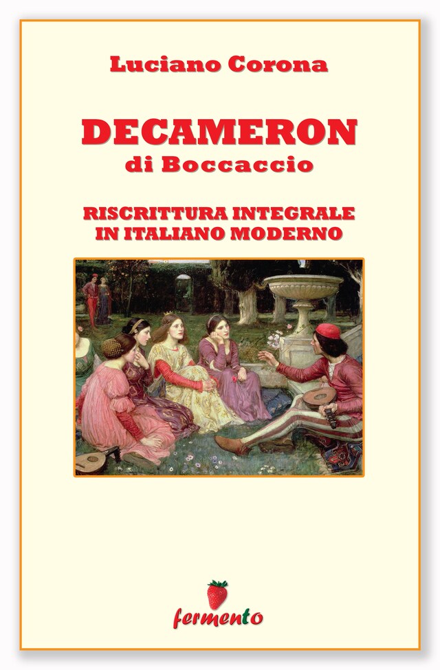 Boekomslag van Decameron riscrittura integrale in italiano moderno