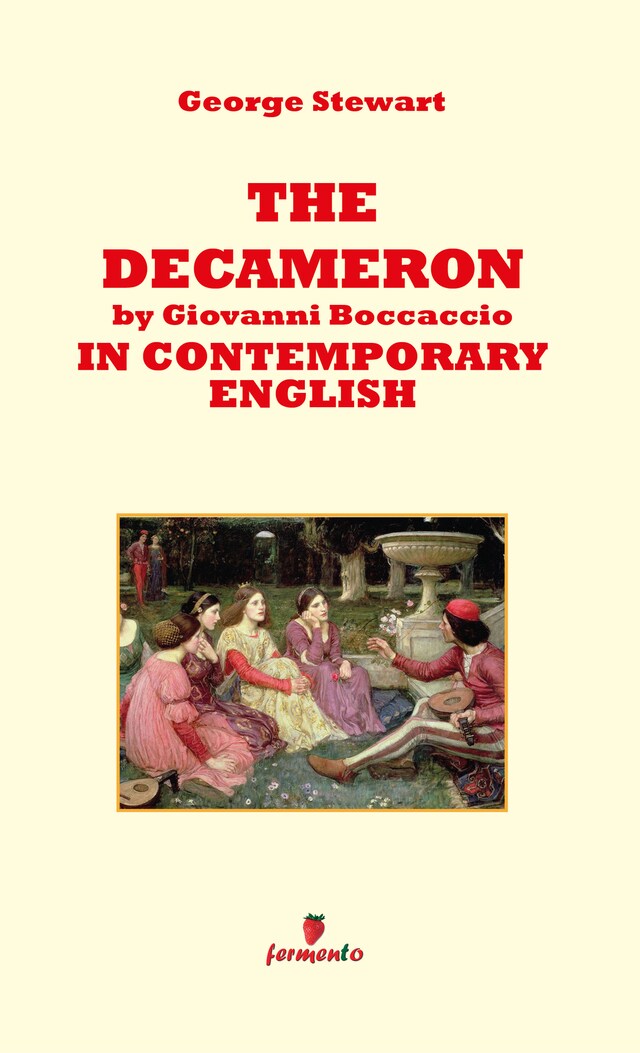 Boekomslag van The Decameron by Giovanni Boccaccio in contemporary english