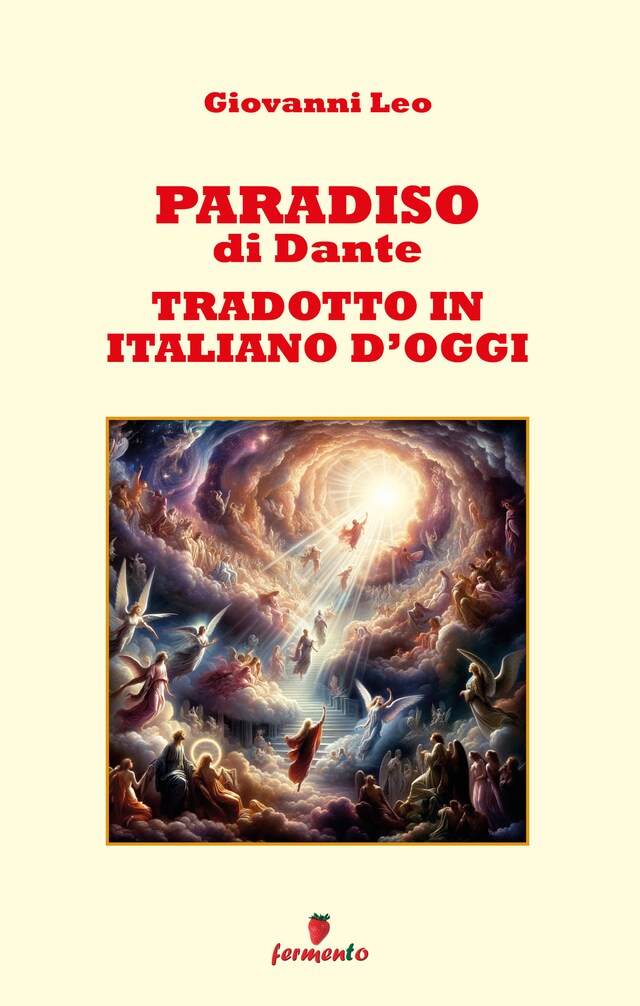 Book cover for Paradiso di Dante tradotto in italiano d'oggi