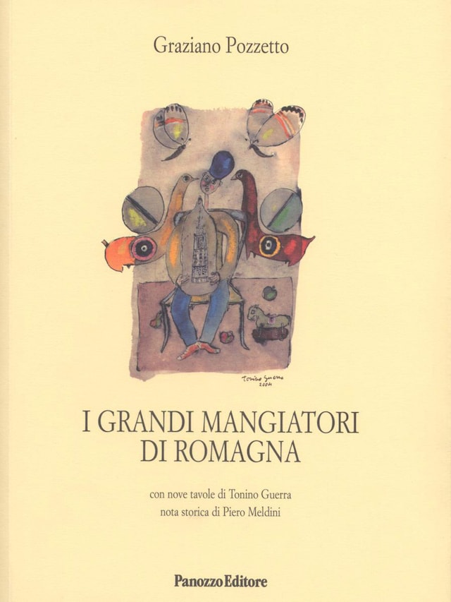 Copertina del libro per I grandi mangiatori di Romagna