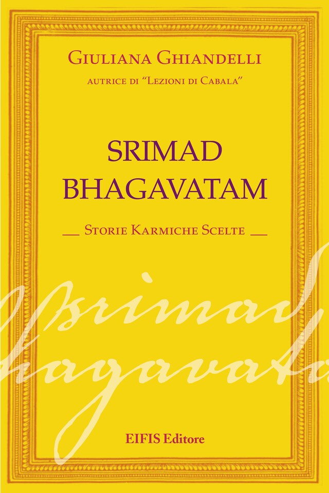 Boekomslag van Srimad Bhagavatam