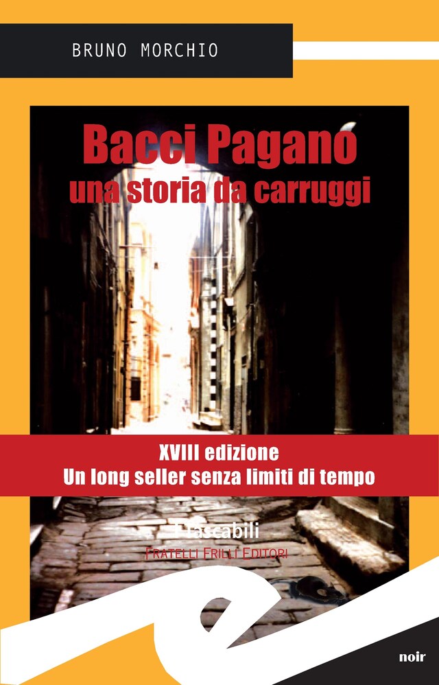 Boekomslag van Bacci Pagano. Una storia da carruggi