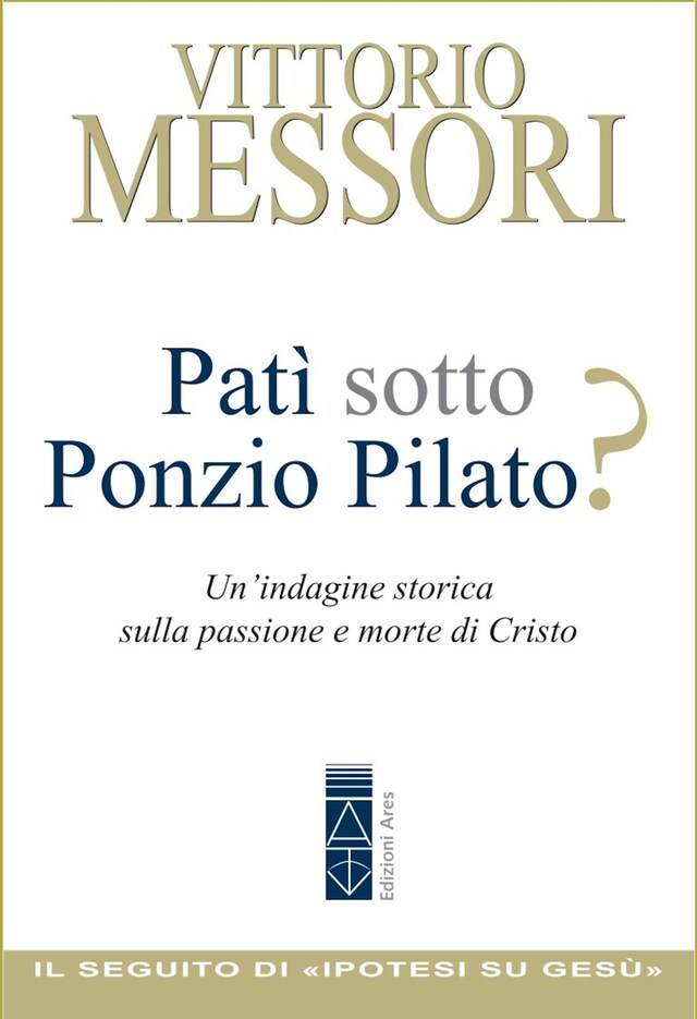 Book cover for Patì sotto Ponzio Pilato?