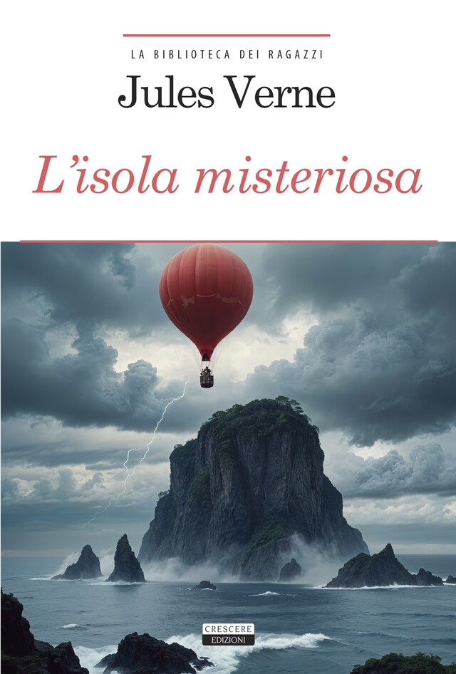 Book cover for L'isola misteriosa