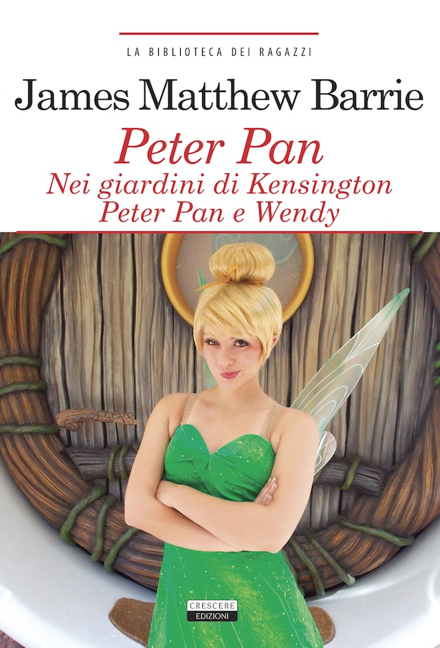 Copertina del libro per Peter Pan nei giardini di Kensington. Peter Pan e Wendy.