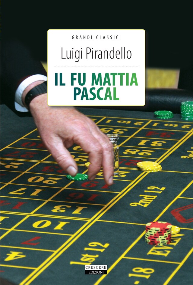 Kirjankansi teokselle Il fu Mattia Pascal