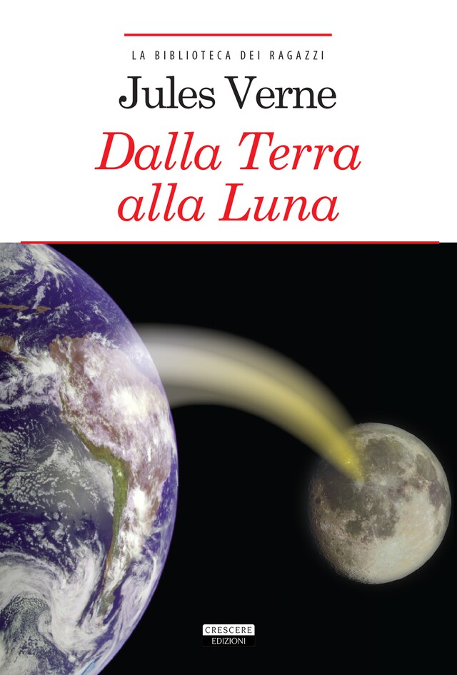 Boekomslag van Dalla Terra alla Luna