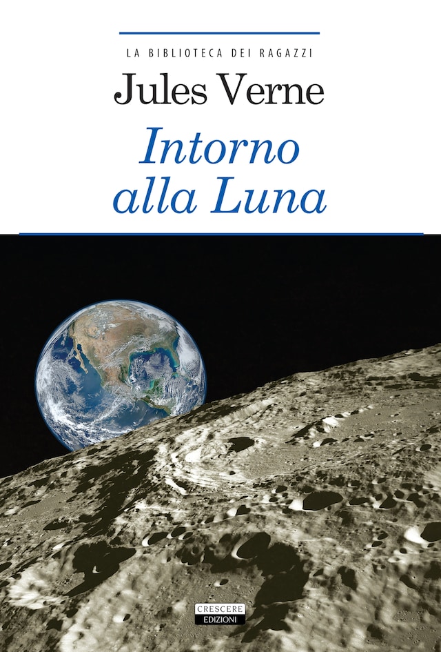 Copertina del libro per Intorno alla Luna