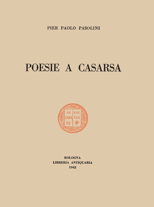 Copertina del libro per Poesie a Casarsa