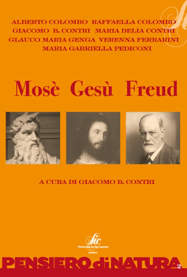 Kirjankansi teokselle Mosè Gesù Freud