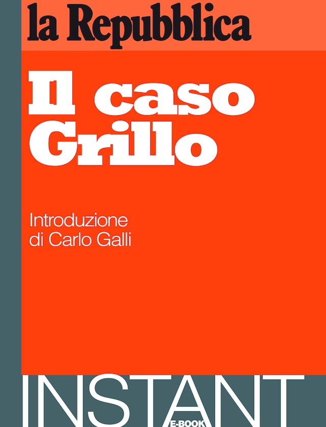 Kirjankansi teokselle Il caso Grillo