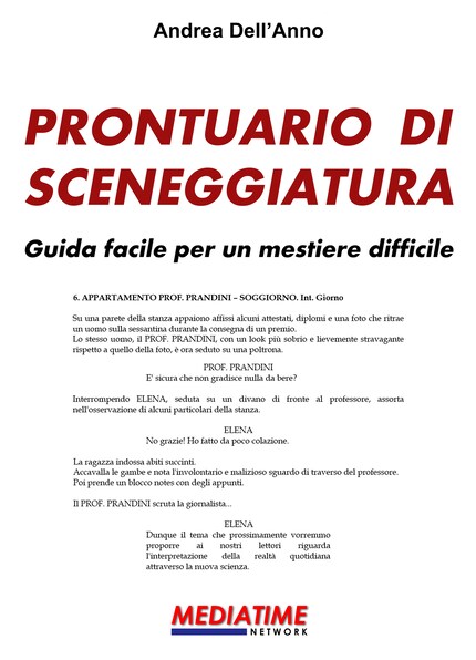 Prontuario di sceneggiatura bookCoverFor