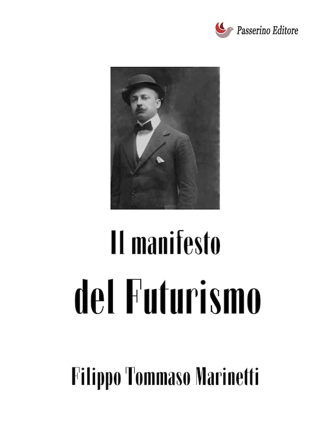 Boekomslag van Il Manifesto del Futurismo