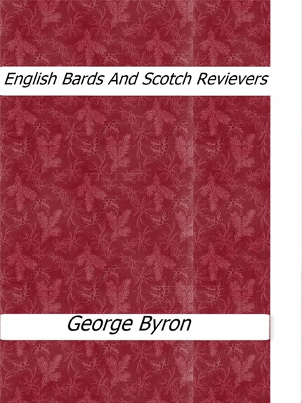 English Bards And Scotch Revievers bookCoverFor