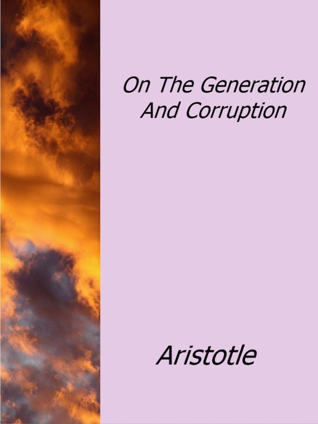 Boekomslag van On The Generation And Corruption