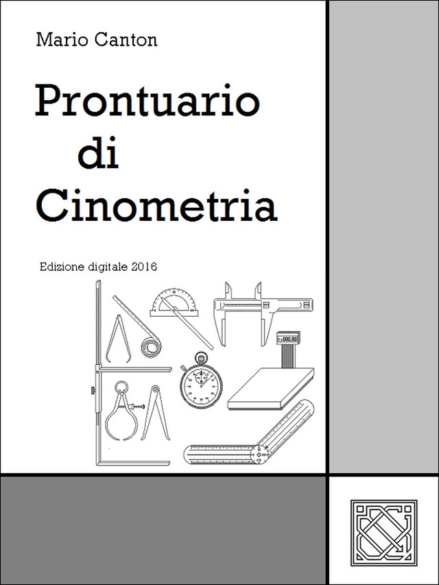 Okładka książki dla Prontuario di Cinometria