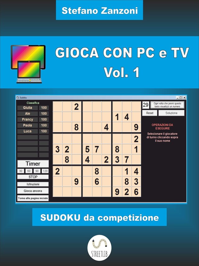 Couverture de livre pour Gioca con PC e TV Vol. 1