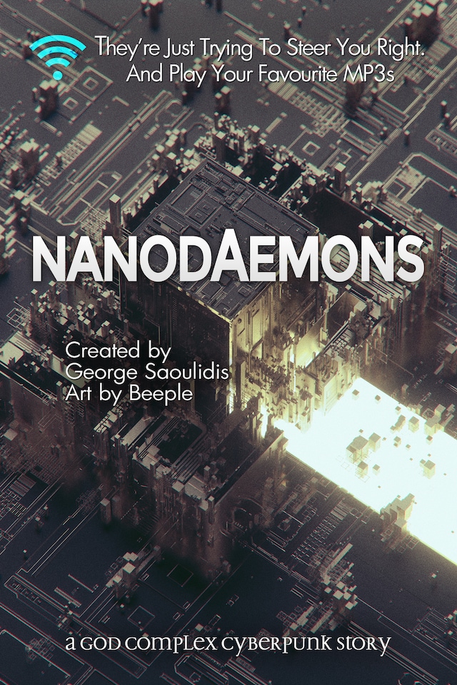Kirjankansi teokselle Nanodaemons