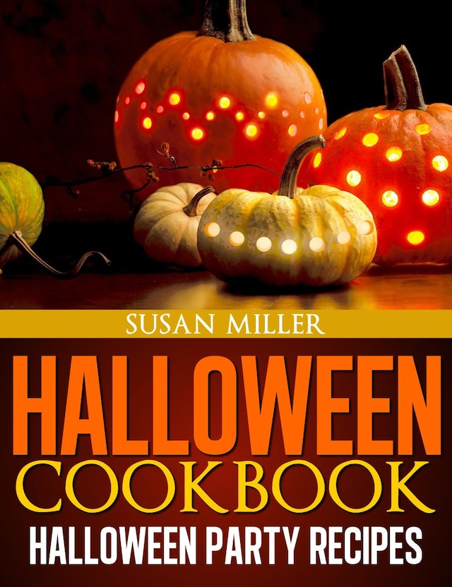 Book cover for Halloween cookbook halloween party recipes