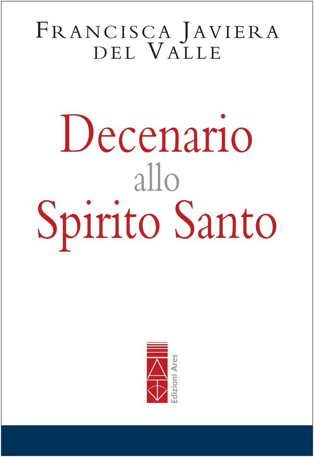 Copertina del libro per Decenario allo Spirito Santo